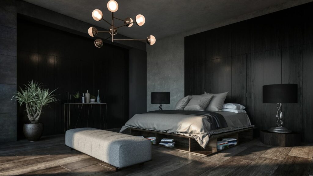 black interior design ideas